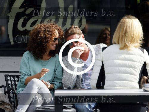 Amsterdam 22 september 2014
Martijn Krabbe met zijn nieuwe vriendin Bien Schumacher