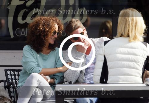 Amsterdam 22 september 2014
Martijn Krabbe met zijn nieuwe vriendin Bien Schumacher