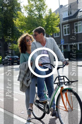 Amsterdam 22 september 2014
Martijn Krabbe met zijn nieuwe vriendin Bien Schumacher