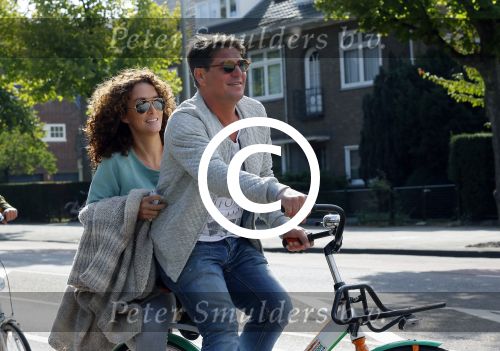 Amsterdam 22 september 2014
Martijn Krabbe met zijn nieuwe vriendin Bien Schumacher
