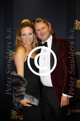Amsterdam 16 oktober 2014
Uitreiking gouden televizierring in Carre. 
Maybritt Mobach met haar man