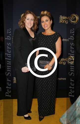 Amsterdam 16 oktober 2014
Uitreiking gouden televizierring in Carre. Mirella van Markus met vriendin