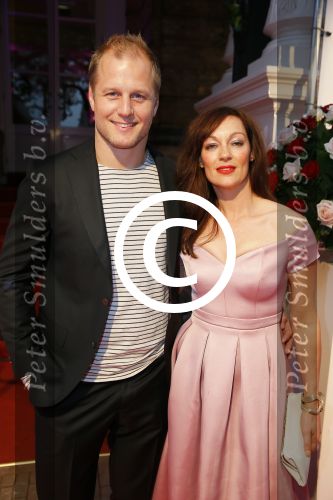 Amsterdam 29 september 2014
Beau monde awards in het Amstel hotel. Miryanne v Reeden met Eelco v d Geest