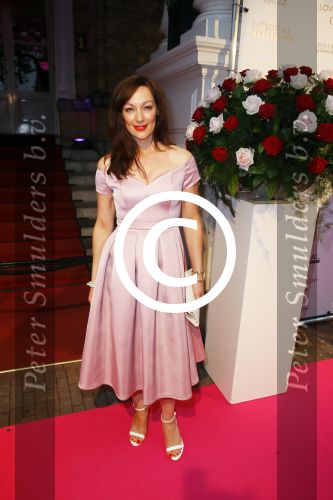 Amsterdam 29 september 2014
Beau monde awards in het Amstel hotel. Miryanne v Reeden met Eelco v d Geest