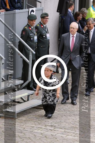 Den Haag 16 september 2014
Prinsjesdag met oa Koning Willem Alexander Koningin Maxima prinses Laurentien en prins Constantijn. Gouden Koets op het binnenhof.
Monique Senne medewerkster CDA
