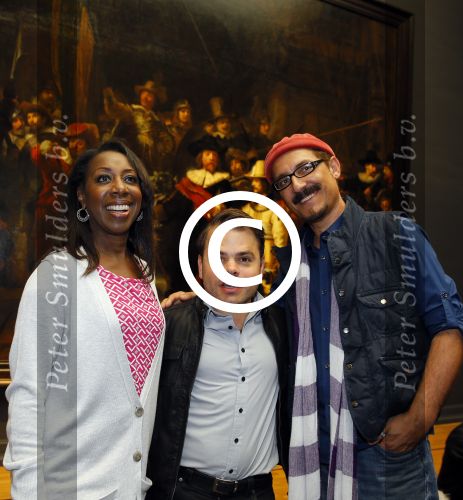 Amsterdam 19 september 2014
 Oleta Adams Roel v Velzen  Farhad Darya  krijgen de Obama tour in het rijksmuseum. Uiteindelijk kwamen ze bij de nachtwacht uit.