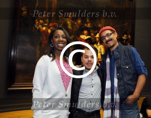 Amsterdam 19 september 2014
 Oleta Adams Roel v Velzen  Farhad Darya  krijgen de Obama tour in het rijksmuseum. Uiteindelijk kwamen ze bij de nachtwacht uit.
