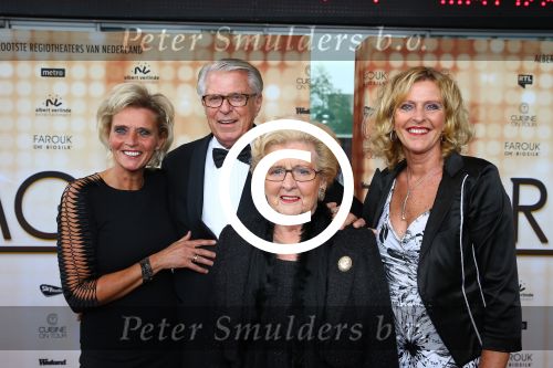 Rotterdam, 28 September 2014
Premiere Musical Dreamgirls
Ouders Albert Verlinde met twee zussen van Albert