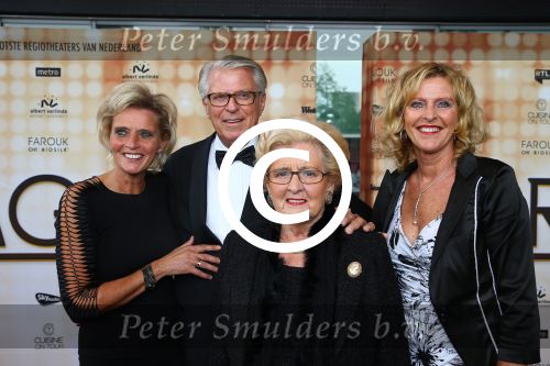 Rotterdam, 28 September 2014
Premiere Musical Dreamgirls
Ouders Albert Verlinde met twee zussen van Albert