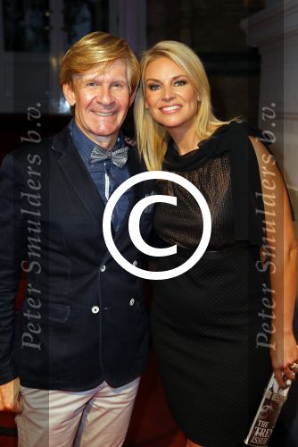 Amsterdam 29 september 2014
Beau monde awards in het Amstel hotel. Pernille la Lau met Addy v d Krommenacker