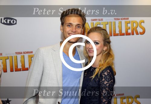 Amsterdam 22 september 2014
Premiere Pijnstillers in Tuschinski.
Pip Pellens met partner Pim Wessels