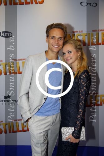 Amsterdam 22 september 2014
Premiere Pijnstillers in Tuschinski.
Pip Pellens met partner Pim Wessels