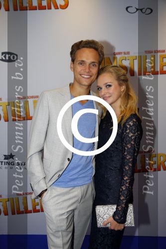 Amsterdam 22 september 2014
Premiere Pijnstillers in Tuschinski.
Pip Pellens met partner Pim Wessels
