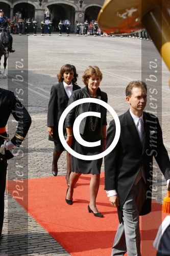 Den Haag 16 september 2014
Prinsjesdag met oa Koning Willem Alexander Koningin Maxima prinses Laurentien en prins Constantijn. Gouden Koets op het binnenhof.