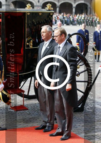 Den Haag 16 september 2014
Prinsjesdag met oa Koning Willem Alexander Koningin Maxima prinses Laurentien en prins Constantijn. Gouden Koets op het binnenhof.