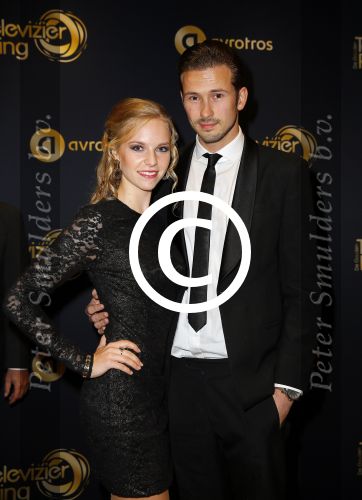 Amsterdam 16 oktober 2014
Uitreiking gouden televizierring in Carre. 
Raynor Arkenbout met Sietske v d Bijl
