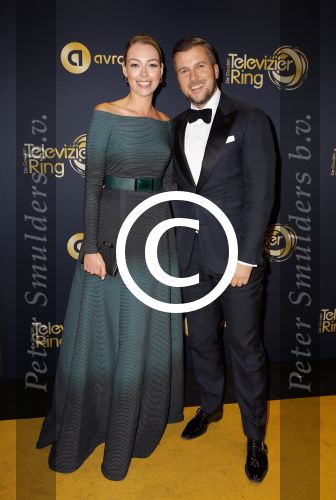 Amsterdam 16 oktober 2014
Uitreiking gouden televizierring in Carre.  Winston Gerschtanowitz met Renate Verbaan