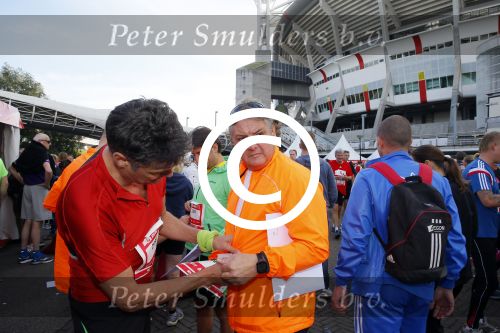 Amsterdam 12 oktober 2014
Rene Froger loopt met zoon Danny beste vriend Frank Schmitt de ajax loop ter voorbereiding op de New York marathon.