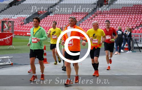 Amsterdam 12 oktober 2014
Rene Froger loopt met zoon Danny beste vriend Frank Schmitt de ajax loop ter voorbereiding op de New York marathon.