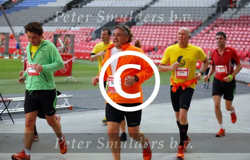 Amsterdam 12 oktober 2014
Rene Froger loopt met zoon Danny beste vriend Frank Schmitt de ajax loop ter voorbereiding op de New York marathon.
