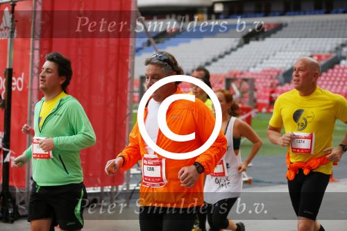 Amsterdam 12 oktober 2014
Rene Froger loopt met zoon Danny beste vriend Frank Schmitt de ajax loop ter voorbereiding op de New York marathon.