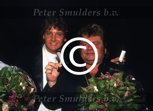 6 Maart 1995
Andre Hazes samen met Rene Froger 
Foto Peter Smulders BV