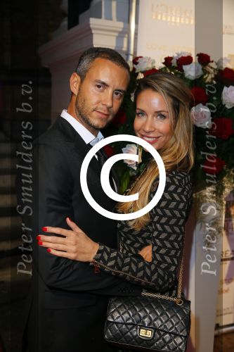 Amsterdam 29 september 2014
Beau monde awards in het Amstel hotel. Renee Vervoorn met Guy v d Reijden