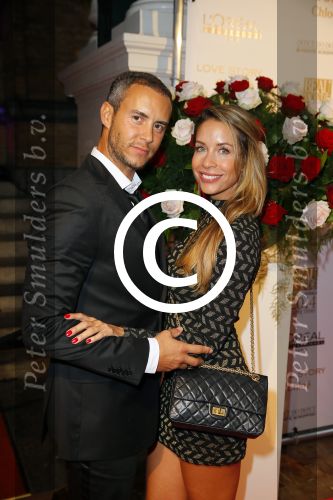 Amsterdam 29 september 2014
Beau monde awards in het Amstel hotel. Renee Vervoorn met Guy v d Reijden