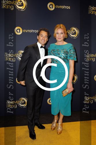 Amsterdam 16 oktober 2014
Uitreiking gouden televizierring in Carre. 
Rik v Westelaken en Marlijn Weerdenburg