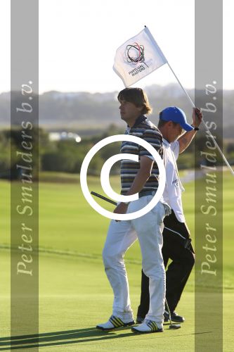 Vilamoura 10-11-12 Oktober 2014
Portugal Masters op GC Victoria
Vanwege de zware regenval gereduceerd van 72 naar 36 Holes
Robert Jan Derksen
Foto Peter Smulders BV