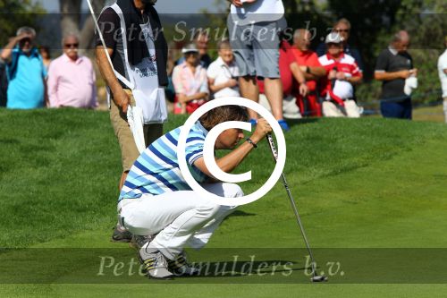 Vilamoura 10-11-12 Oktober 2014
Portugal Masters op GC Victoria
Vanwege de zware regenval gereduceerd van 72 naar 36 Holes
Robert Jan Derksen
Foto Peter Smulders BV