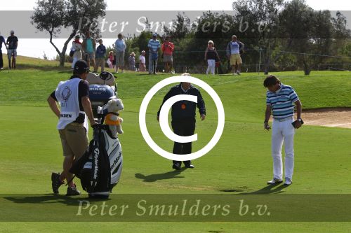 Vilamoura 10-11-12 Oktober 2014
Portugal Masters op GC Victoria
Vanwege de zware regenval gereduceerd van 72 naar 36 Holes
Robert Jan Derksen
Foto Peter Smulders BV