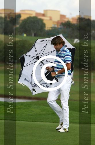Vilamoura 10-11-12 Oktober 2014
Portugal Masters op GC Victoria
Vanwege de zware regenval gereduceerd van 72 naar 36 Holes
Robert Jan Derksen
Foto Peter Smulders BV