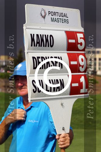 Vilamoura 10-11-12 Oktober 2014
Portugal Masters op GC Victoria
Vanwege de zware regenval gereduceerd van 72 naar 36 Holes
Robert Jan Derksen
Foto Peter Smulders BV