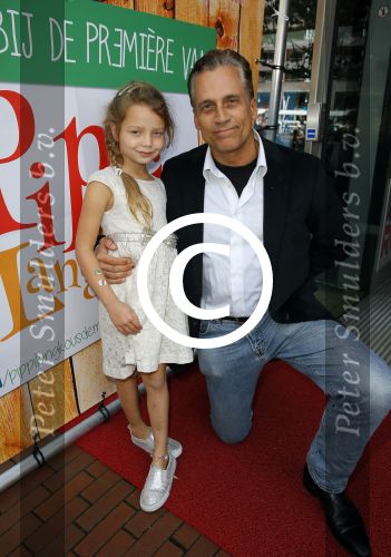 Amstelveen 5 oktober 2014
Premiere Pippi Langkous in de schouwburg van Amstelveen.
Robert Schoemacher met dochter Livia