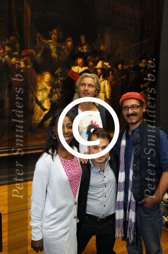 Amsterdam 19 september 2014
 Oleta Adams Roel v Velzen  Farhad Darya  krijgen de Obama tour in het rijksmuseum. Uiteindelijk kwamen ze bij de nachtwacht uit.