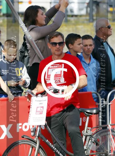Amsterdam 12 oktober 2014
Rene Froger loopt met zoon Danny beste vriend Frank Schmitt de ajax loop ter voorbereiding op de New York marathon.