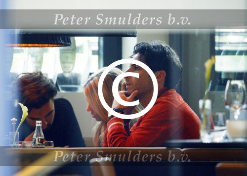 Hamburg 3 oktober 2014
Sylvie Meis verlaat haar appartement met haar nieuwe vriend Samuel Deutsch om te gaan lunchen in een restaurant.