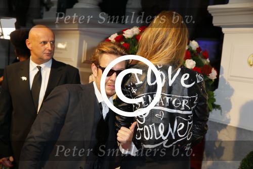 Amsterdam 29 september 2014
Beau monde awards in het Amstel hotel. Selwyn Salvatori met vriendin