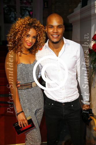 Amsterdam 29 september 2014
Beau monde awards in het Amstel hotel. Sharon Doorson met vriend