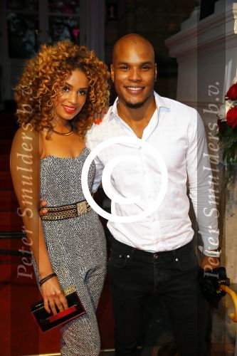 Amsterdam 29 september 2014
Beau monde awards in het Amstel hotel. Sharon Doorson met vriend
