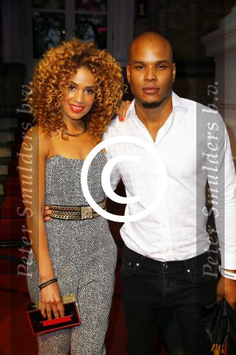 Amsterdam 29 september 2014
Beau monde awards in het Amstel hotel. Sharon Doorson met vriend