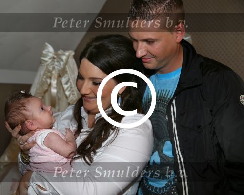 Nijmegen, 18 Oktober 2014
Sieneke met haar man Jan en baby Rosalie van 6 weken oud.
Foto Peter Smulders BV