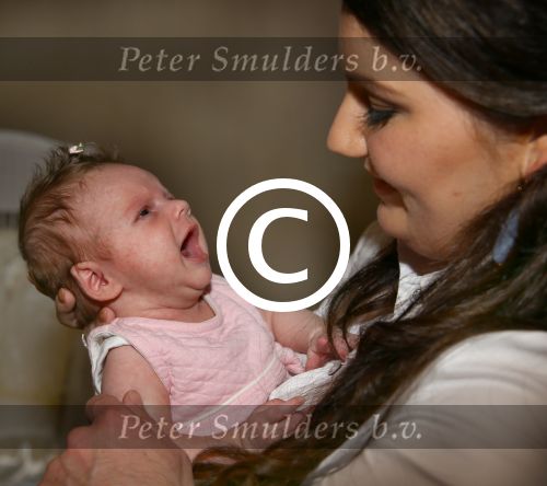 Nijmegen, 18 Oktober 2014
Sieneke met haar man Jan en baby Rosalie van 6 weken oud.
Foto Peter Smulders BV