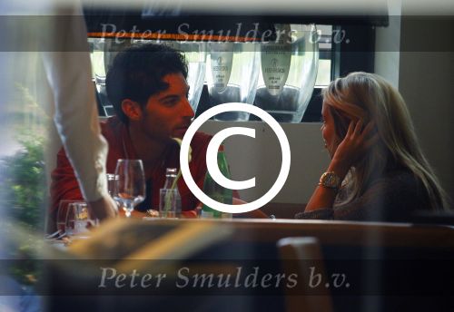 Hamburg 3 oktober 2014
Sylvie Meis verlaat haar appartement met haar nieuwe vriend Samuel Deutsch om te gaan lunchen in een restaurant.