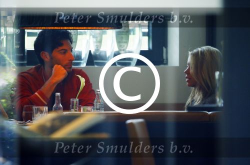 Hamburg 3 oktober 2014
Sylvie Meis verlaat haar appartement met haar nieuwe vriend Samuel Deutsch om te gaan lunchen in een restaurant.