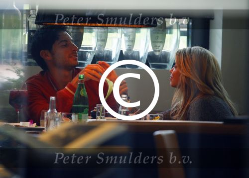Hamburg 3 oktober 2014
Sylvie Meis verlaat haar appartement met haar nieuwe vriend Samuel Deutsch om te gaan lunchen in een restaurant.