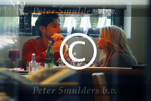 Hamburg 3 oktober 2014
Sylvie Meis verlaat haar appartement met haar nieuwe vriend Samuel Deutsch om te gaan lunchen in een restaurant.