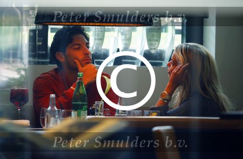 Hamburg 3 oktober 2014
Sylvie Meis verlaat haar appartement met haar nieuwe vriend Samuel Deutsch om te gaan lunchen in een restaurant.