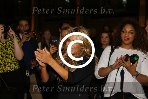 Amsterdam 9 oktober 2014
Presentatie hunkemoller met Sylvie Meis in de westergasfabriek.
Haar vriend Samuel Deutsch kwam ook even kijken